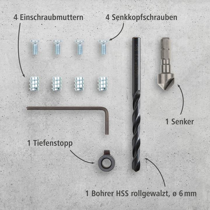 Produktbild wolfcraft Reparaturset