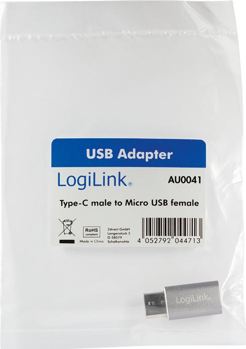 Actual product image LogiLink AU0041 (0.02 m, USB 3.1)