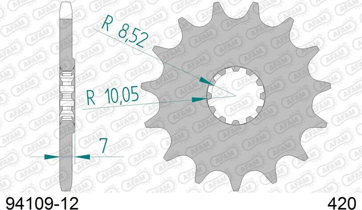 Produktbild Afam 420 12 dents (12)
