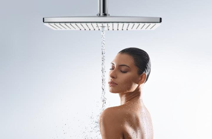 Produktbild hansgrohe HG Kopfbrause Rainmaker Select 460 3jet UP-Montage m Brausearm EcoSmart we/chr (3 Strahlarten, 18 l/min)