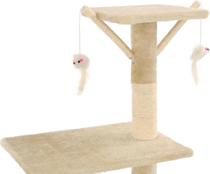 Produktbild vidaXL Kratzbaum (138 cm, Beige)