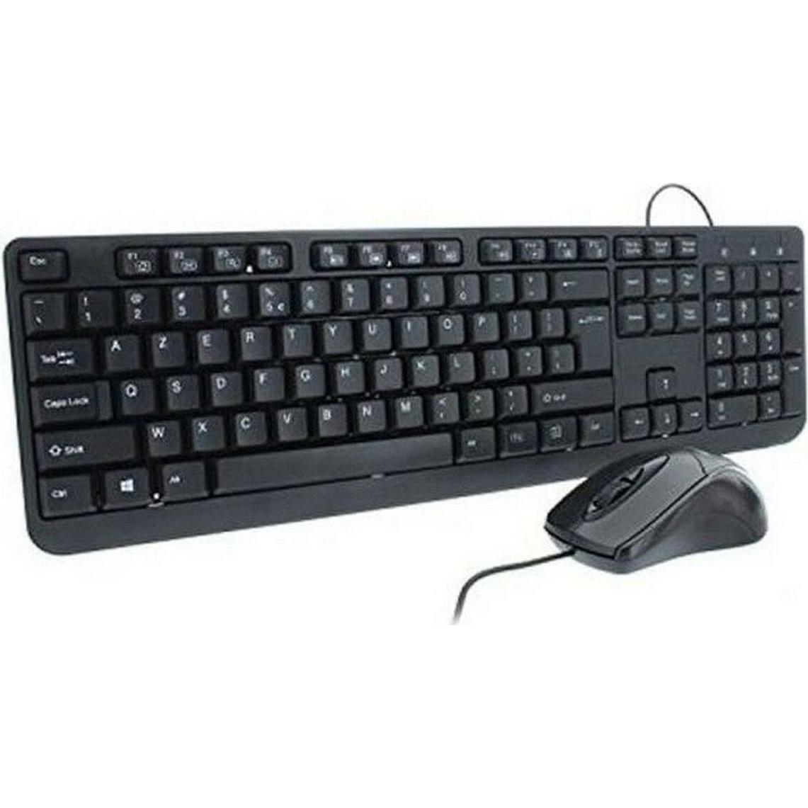 Mobility Lab Pack Clavier - Souris Gamma (Noir) (Francese), Tastiera, Nero