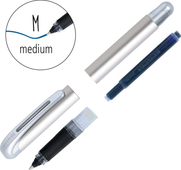 Produktbild Online COLLEGE II Rollerball (Blau, Dark Squares, 1x)