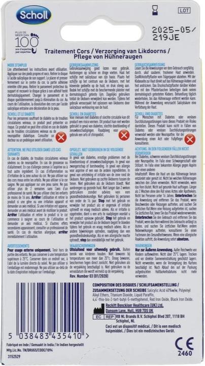 Produktbild Scholl Pflaster für Schwielen und Hühneraugen Hornhautpflaster (Fusspflaster)