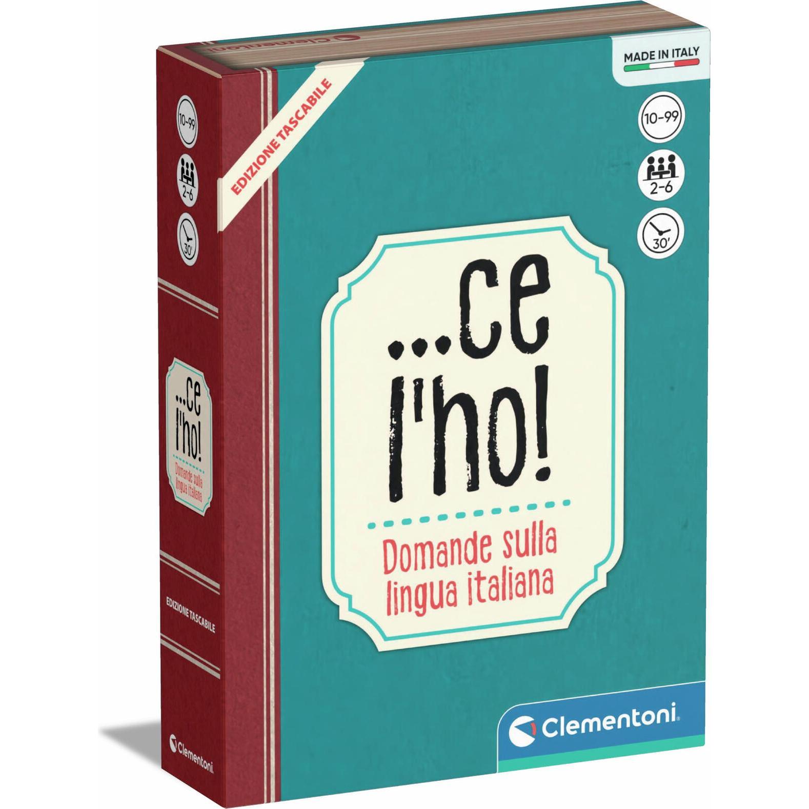Clementoni Multicolore Ce L'ho - Edizione Tascabile (Italiano, 2 - 6 Giocatori)