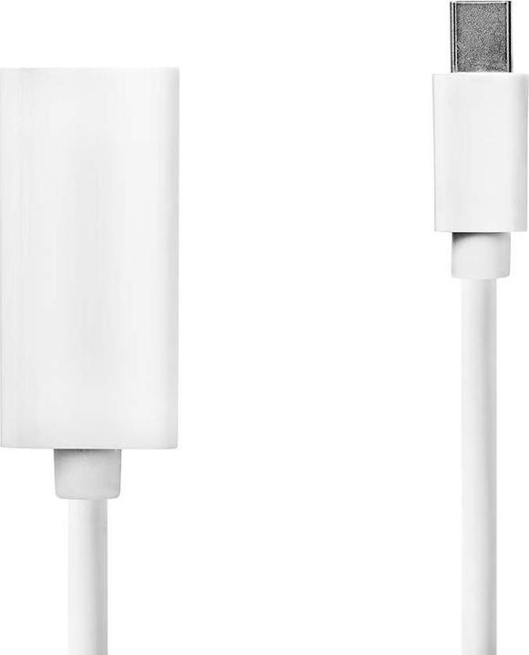 Image du produit Nedis Câble Mini DisplayPort DisplayPort 1.2 Mini DisplayPort mâle Sortie HDMIT 21.6 Gbps Vernic (0.20 m)