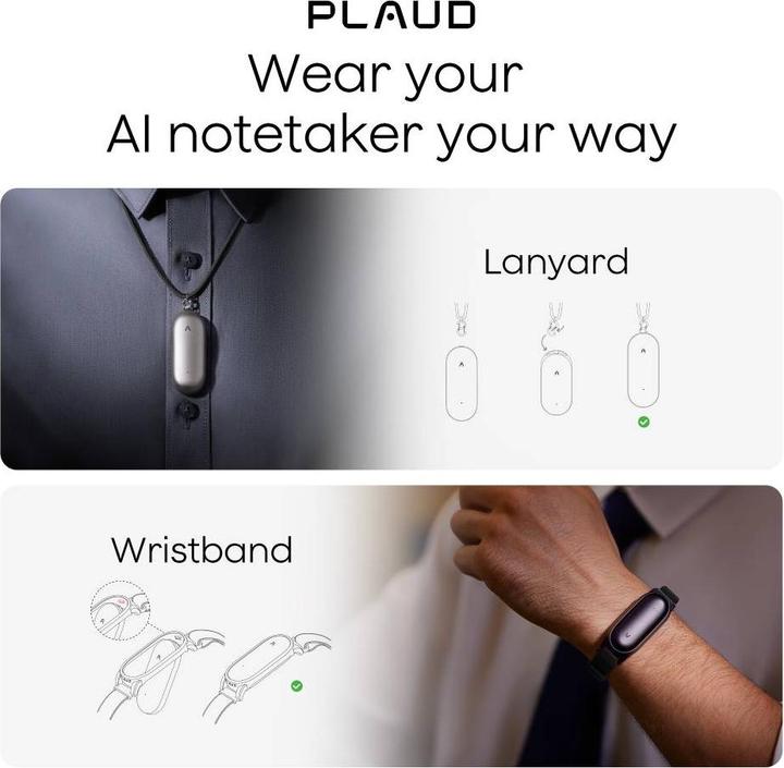 Produktbild Plaud NotePin (64 GB)