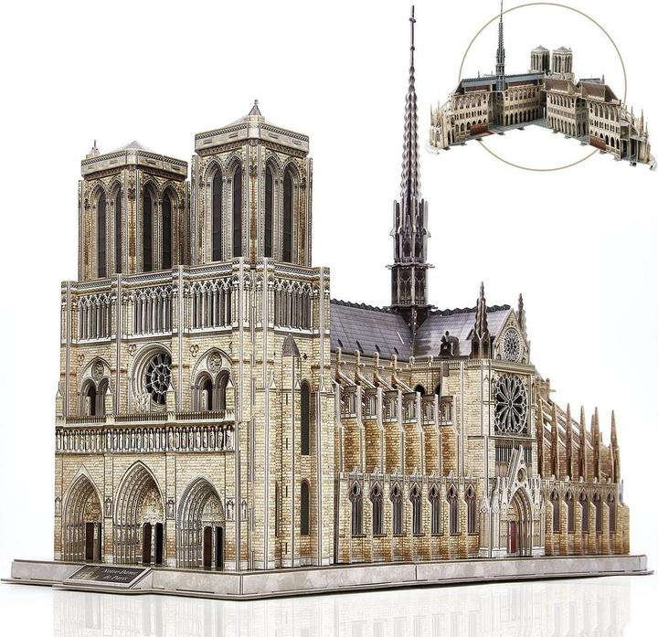 Immagine prodotto Cubicfun CUBIC FUN LA GRANDE ARCHITETTURA DEL MONDO 306-20260 PUZZLE 3D - NOTRE DAME (293 pezzi)