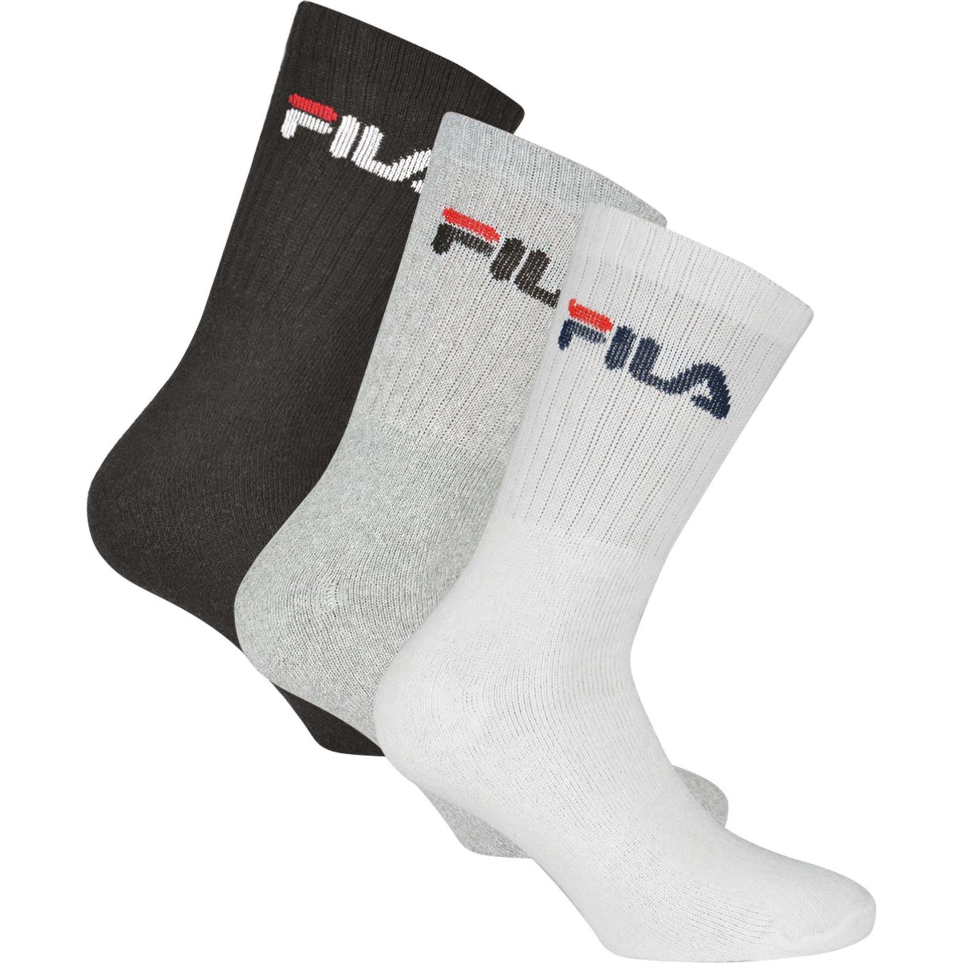 FILA, Damen, Socken, Sportsocken, Mehrfarbig, (3er Pack, 39 - 42)
