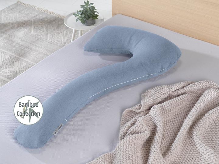 Produktbild Theraline Stillkissen Bezug my7 blau-grau Bambus (150 cm)
