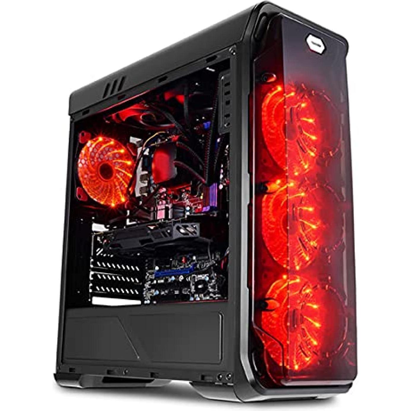 LC-Power LC-988B - Red Typhoon (ATX, mATX, Mini-ITX), PC Gehäuse, Schwarz