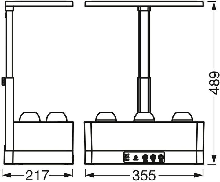 Image du produit Ledvance Lampe LED pour plantes Indoor Garden KIT Pro 360 BK 355mm 230V LED fixe 24W Naturwe... (LED, 240 V)