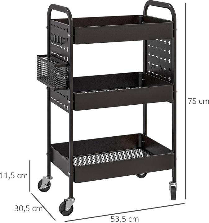 Produktbild Homcom Küchenrollwagen