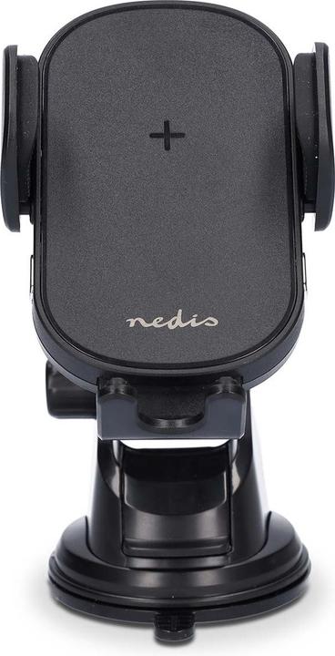 Actual product image Nedis Wireless car charger | Qi certified | 7.5 / 10 / 15 W | 1.5 / 1.67 / 2 A | 1.00 m | FOD / Übe