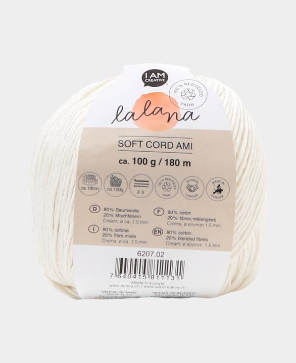 Actual product image Lalana Soft Cord Ami (180 m)