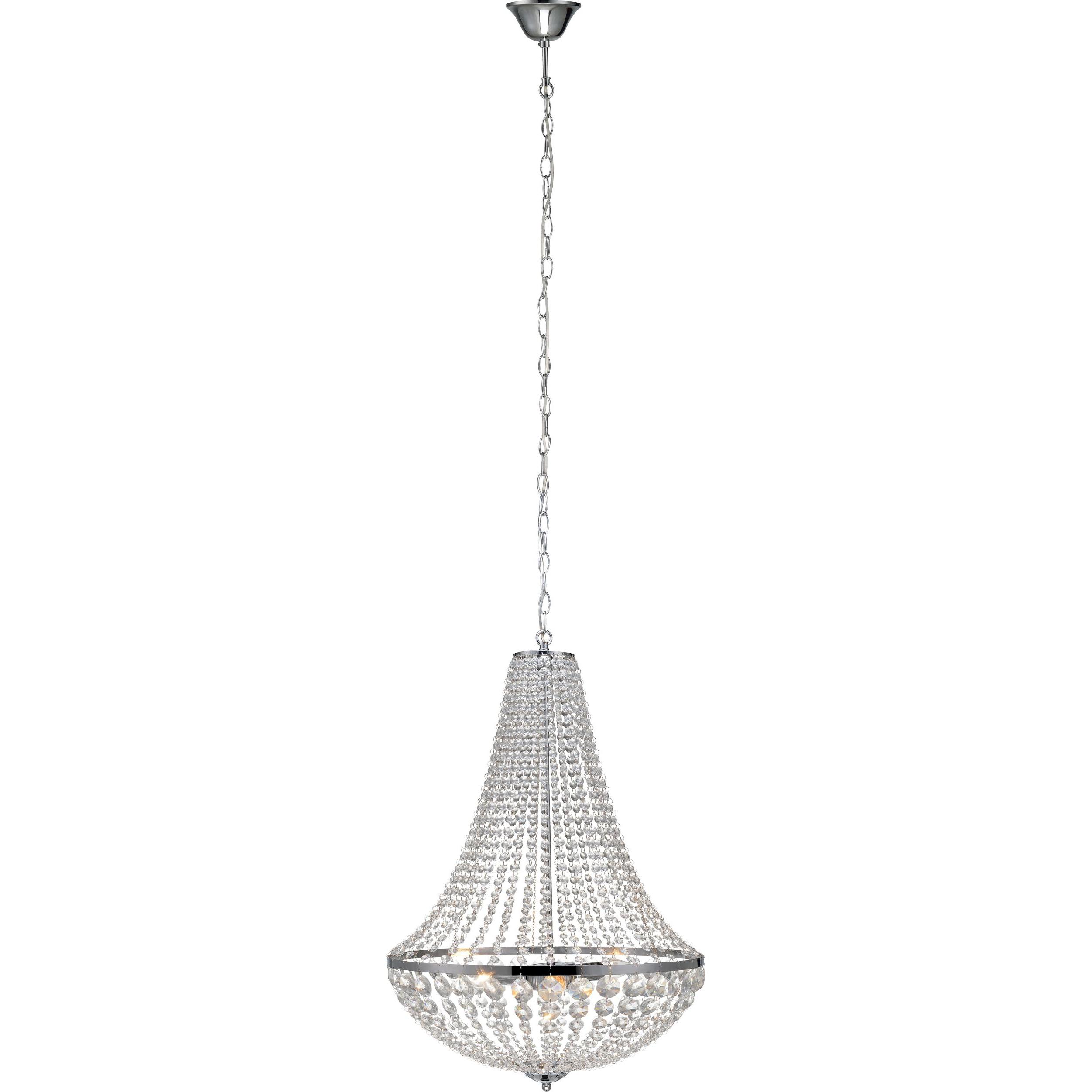 Markslöjd, Lampada a sospensione, GRÄNSÖ Chandelier 3L Chrome/MC