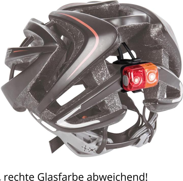 Actual product image Topeak TAILLUX 30 USB tail light, red / red 30 lumens, 2 red LEDs, 3 mode (30 lm)