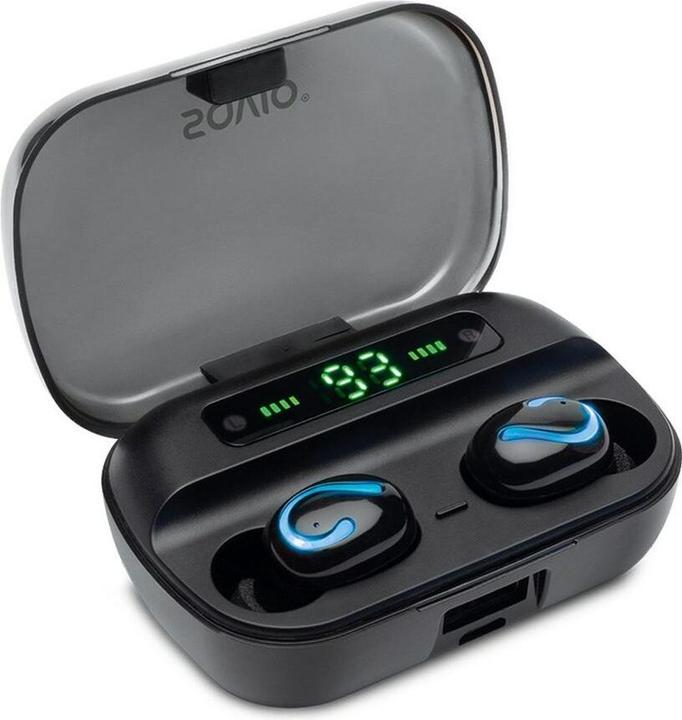 Actual product image Savio TWS-06 Bluetooth 5.0 + EDR Headphones & Headset in Ear Black (Wireless)