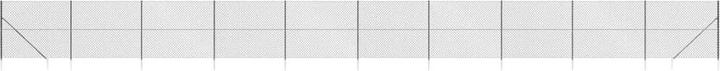 Immagine prodotto vidaXL Maschendrahtzaun mit Bodenhülsen Anthrazit 1,6x25 m