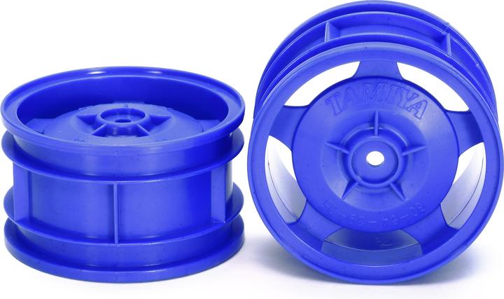 Produktbild Tamiya 4WD Buggy-Felge Star hi./blau.60/35 2