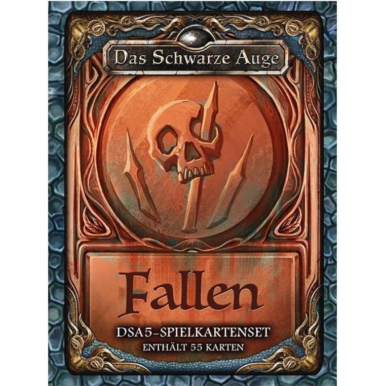 Ulisses Spiele Set di carte da gioco DSA5 - Trapdoors & Spear Pits, 55 carte (DE Edition) (Tedesco)