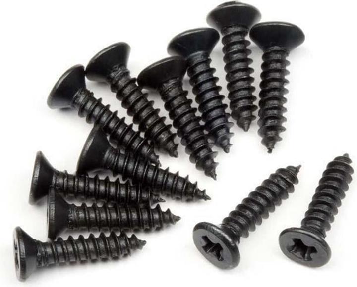 HPI Bullet TP. Flat Head Screw M2.6x12mm (12pcs)