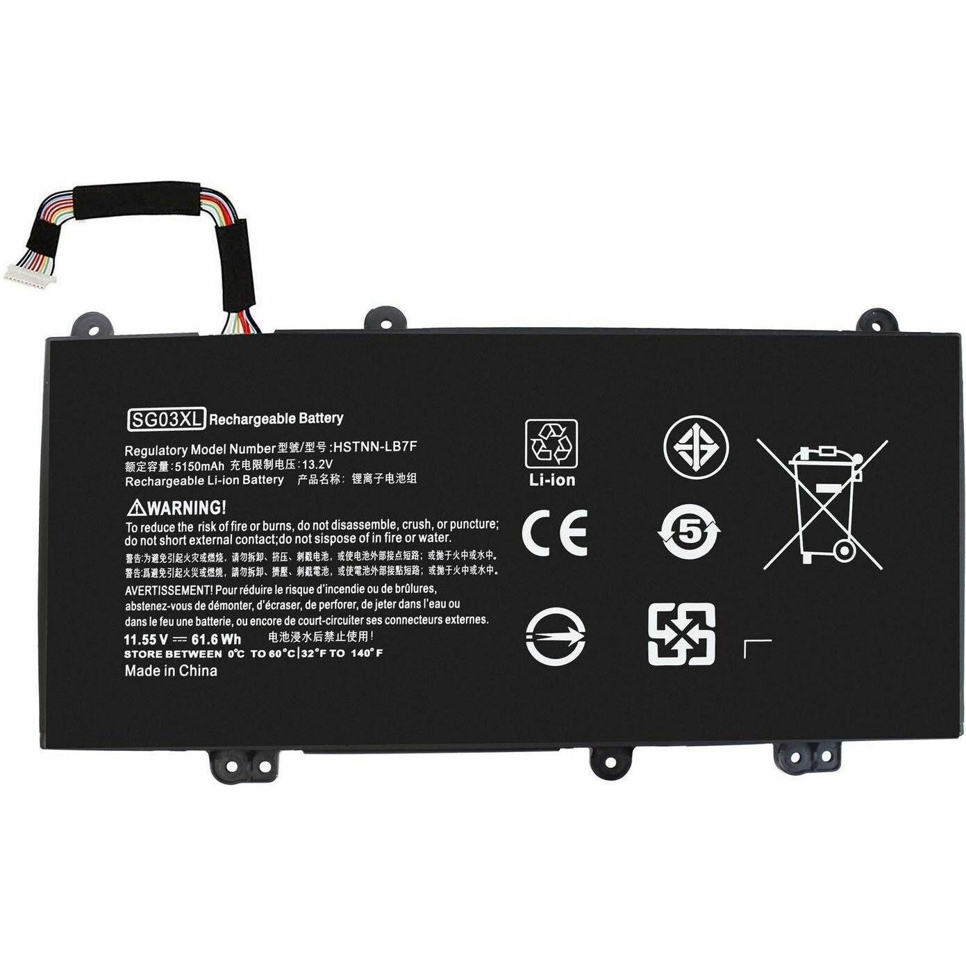 CoreParts MBXHP-BA0063 (6 Zellen, 5200 mAh), Notebook Akku, Schwarz