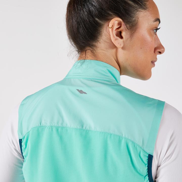 Produktbild Kiprun Weste Damen aermellos winddicht Lauf Polyester (L)