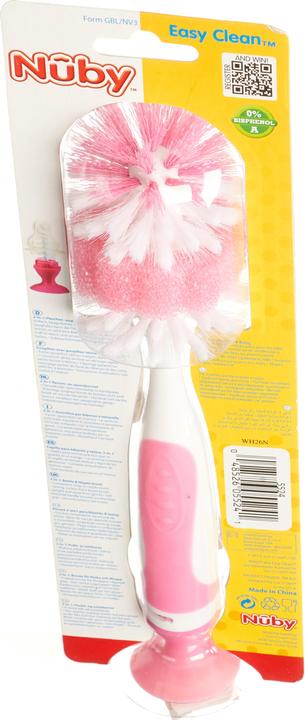 Image du produit Nuby Bouteille et brosse aspirante avec pied aspirant