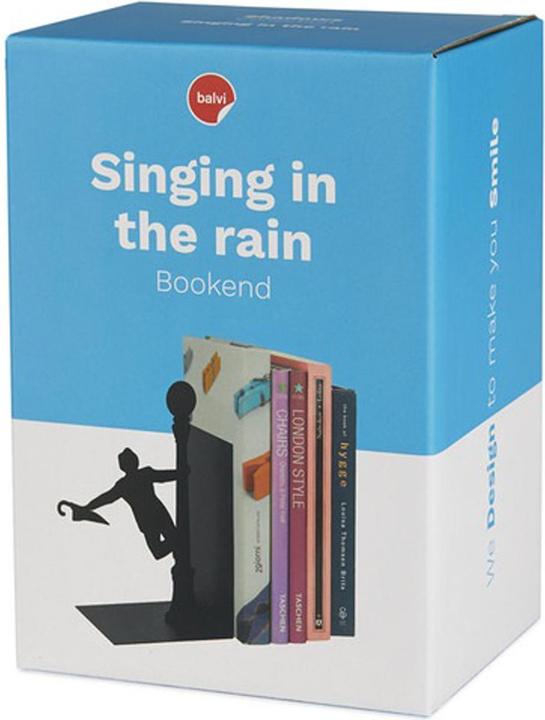 Produktbild Balvi Buchstütze SINGING IN THE RAIN (18 x 12.5 x 10 cm)