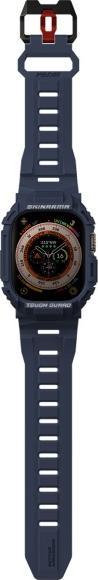 Produktbild Skinarma Band+Case Mecha 2in1 Apple Watch 49mm navy (Kunststoff, Silikon)