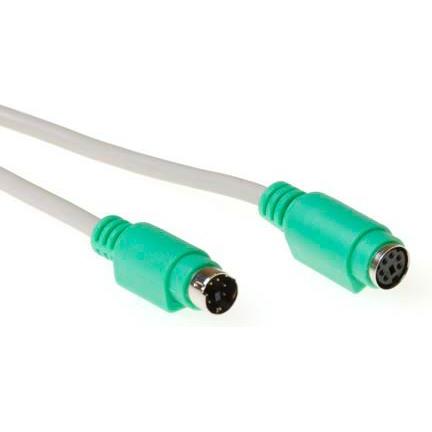 ACT Mouse extension cable PS/2 male, Maus + Tastatur Zubehör, Beige