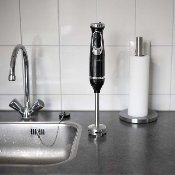 Actual product image Nedis Hand blender | 600 W | Speed setting: 2 speeds | Black