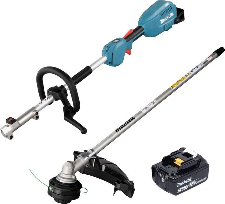 Actual product image Makita DUX 18 TX1 Battery Multifunction Drive 18 V Brushless + 1x Battery 5.0 Ah - without charger (Plastic knives)