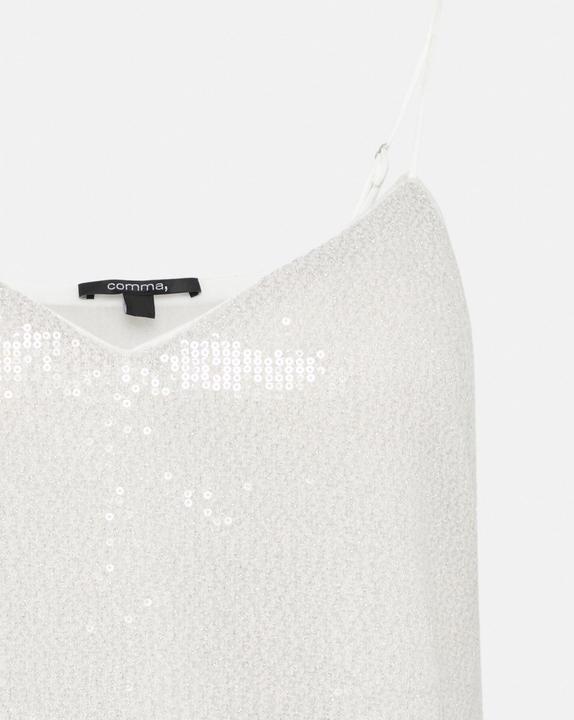 Produktbild Comma Bluse Festives Top mit Pailletten (42)