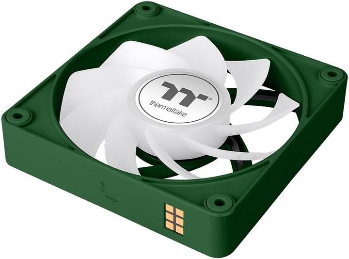 Actual product image Thermaltake TT CT140 EX Reverse ARGB PC Cooling Fan 3 Pack Racing Green (140 mm, 3x)
