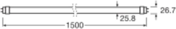 Actual product image Ledvance LED tube (G13, 20 W, 2790 lm, 1 x, D)