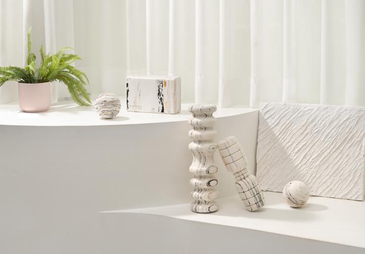 Actual product image Byzoom Fitness Faszienroller in Marmoroptik intensiv