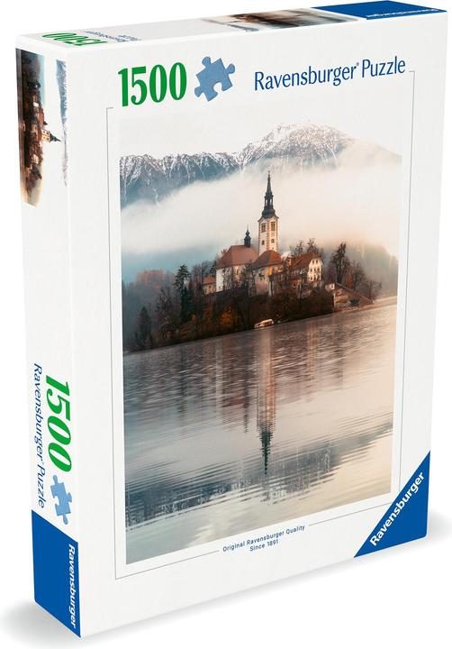 Actual product image Ravensburger The Island of Desires, Bled, Slovenia (1500 pieces)