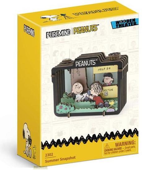 Produktbild Pantasy Die Peanuts Puremind Modellbausatz Wooden Theater Summer Snapshot