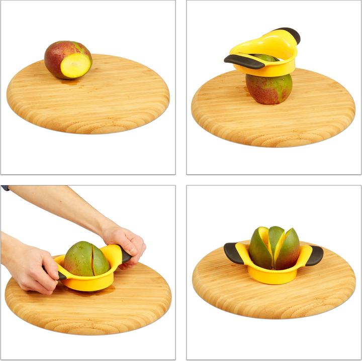 Actual product image Relaxdays Mango Slicer with Blade