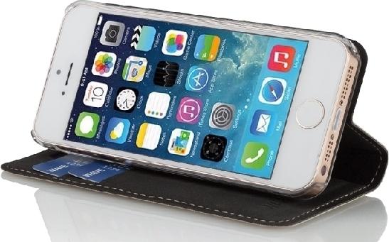 Produktbild Wave BookCase case, iPhone SE / 5S / 5, white (Apple iPhone 5, Apple iPhone 5s, Apple iPhone SE)