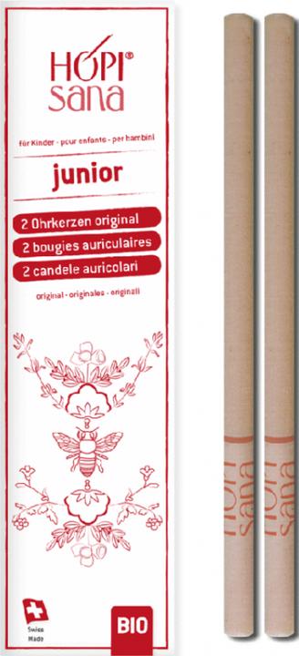 Image du produit Hopisana Bougies d'oreille enfants rouges