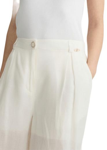 Actual product image Liu Jo White Pantaloni Bianco Lana (Frequency band 38 (2600 MHz))