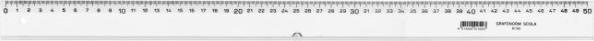 Actual product image Flat ruler Scola 50cm (500 mm)