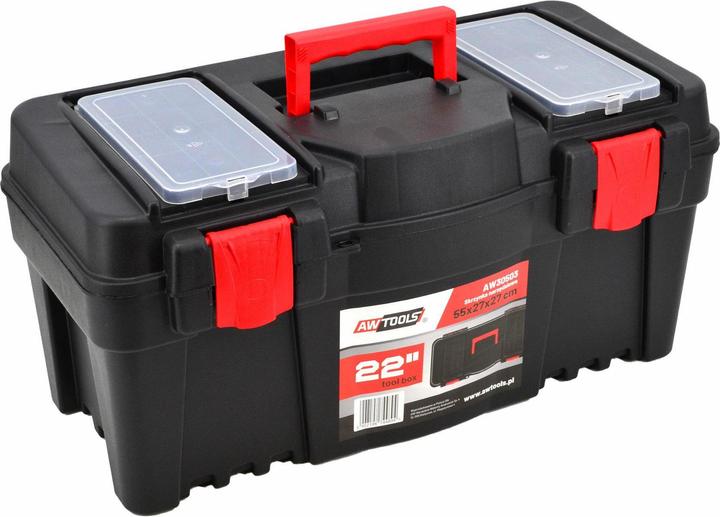Actual product image Awtools PVC Large Tool Case 22″ 550mm with Organiser