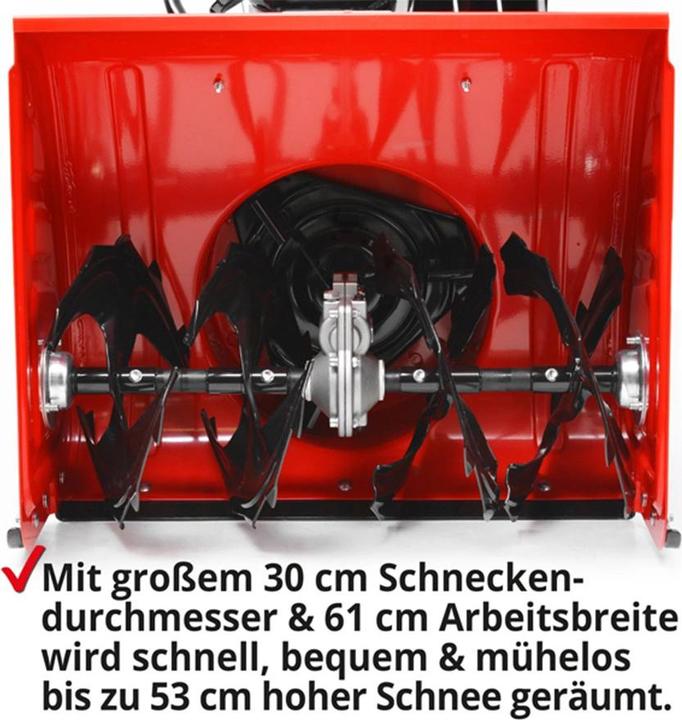 Produktbild Hecht 9661 Schneefräse Benzin (61 cm)