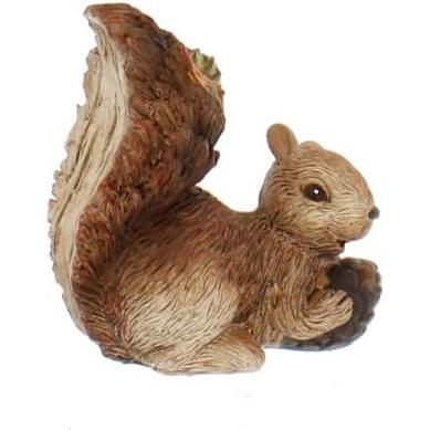 MICA Living, Deko Objekt, Deko Eichhörnchen - aus Polyresin - ca. 10,5 x 5,5 x 11 cm