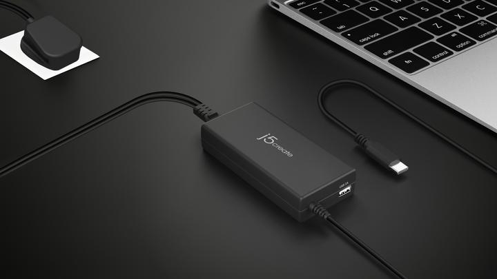 Produktbild j5Create JUP2290C 100W PD USB-C® Super Charger - EU, Universal, Indoor, 100-240 V, 50/60 Hz, 100 W (100 W)