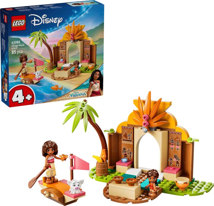 Produktbild LEGO Vaianas Hütte und Boot (43282, LEGO Disney)